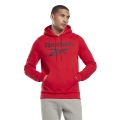 Reebok Bluza z kapturem Identity Fleece czerwona męska